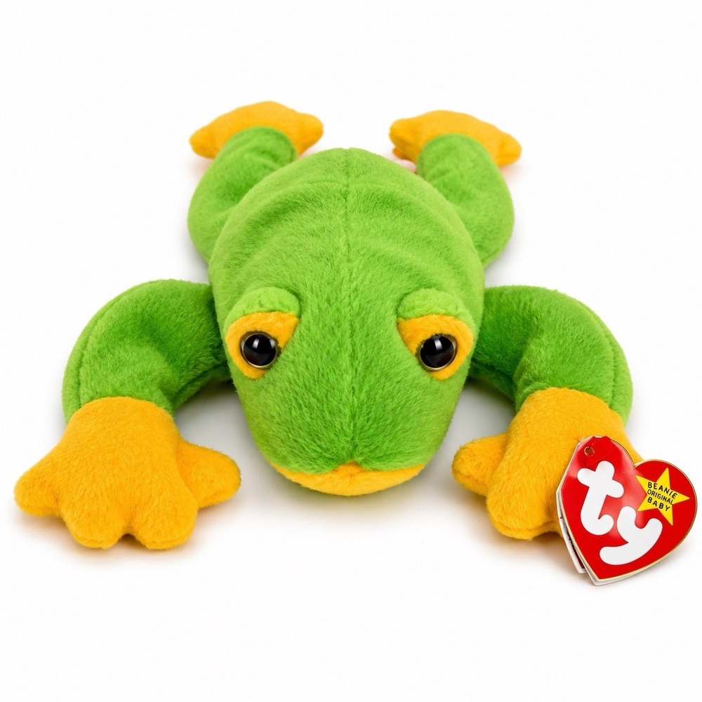 Ty Beanie Baby Smoochy The Frog Plush Toy Vintage Collectible Stuffed Animal Toy